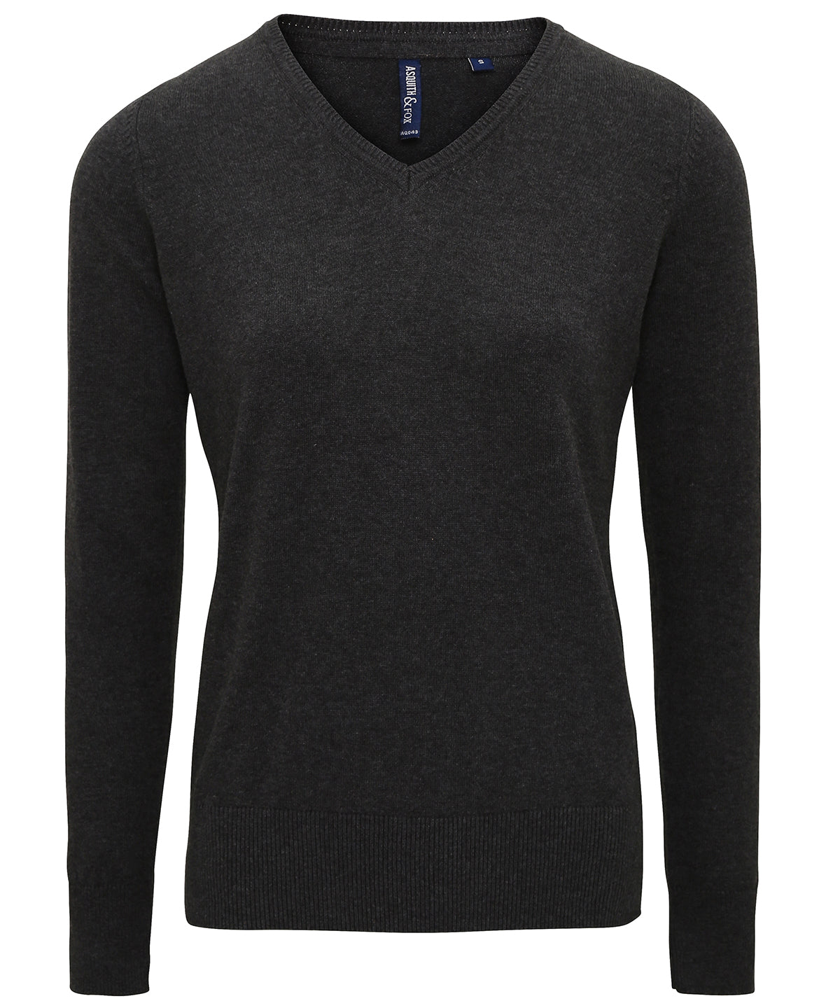 Women's cotton blend v-neck sweater