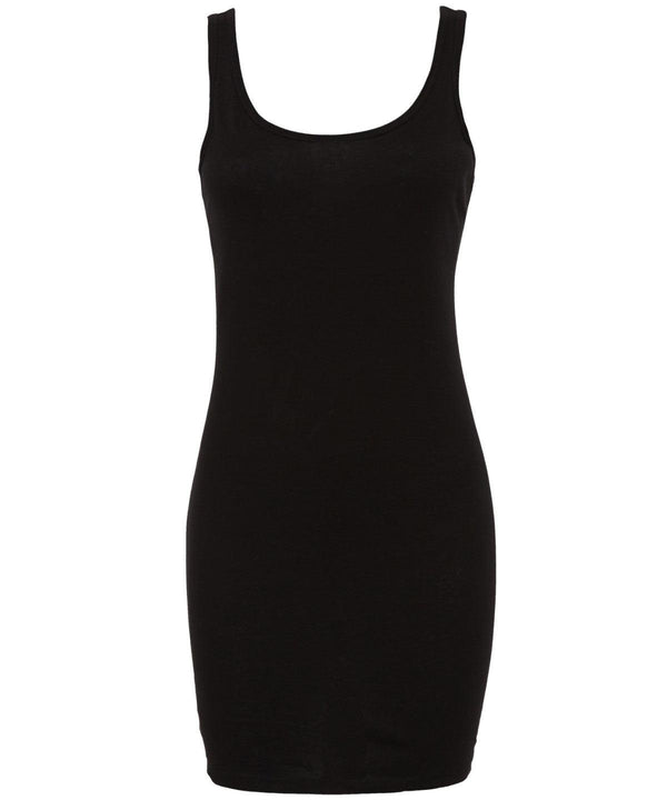 Black - Jersey tank top dress Dresses Bella Canvas Women's Fashion Schoolwear Centres