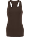 Sheer mini rib racerback tank top