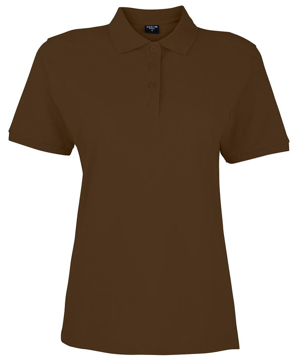 Brown - Women's Marcy 100% cotton polo Polos Last Chance to Buy Polos & Casual Schoolwear Centres