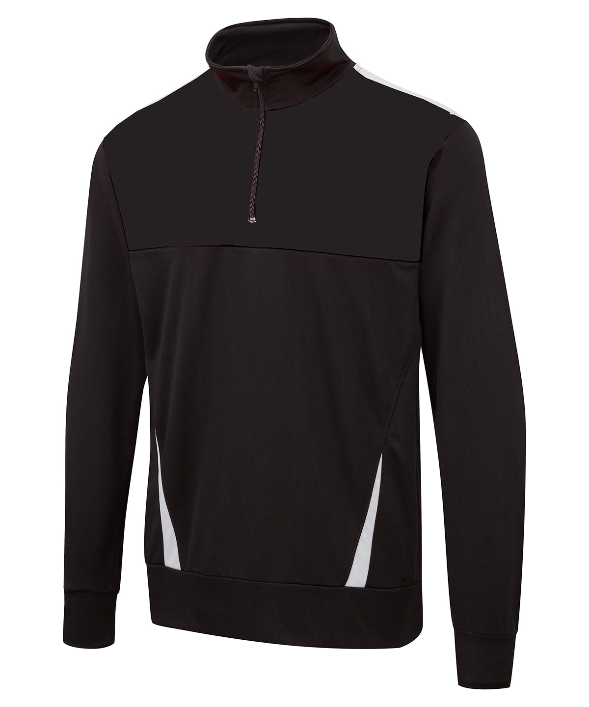 Black/White/White - Blade ¼ zip performance top Sports Overtops Last Chance to Buy Sports & Leisure Schoolwear Centres