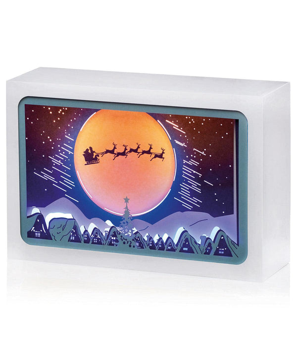 Sleigh - Diorama moonlit scene Christmas Decorations The Christmas Shop Christmas Schoolwear Centres