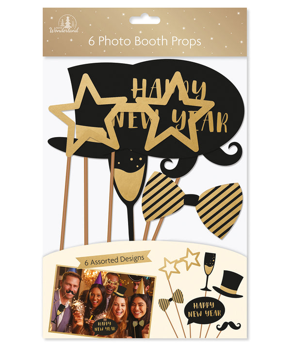 6 New Year photo props 