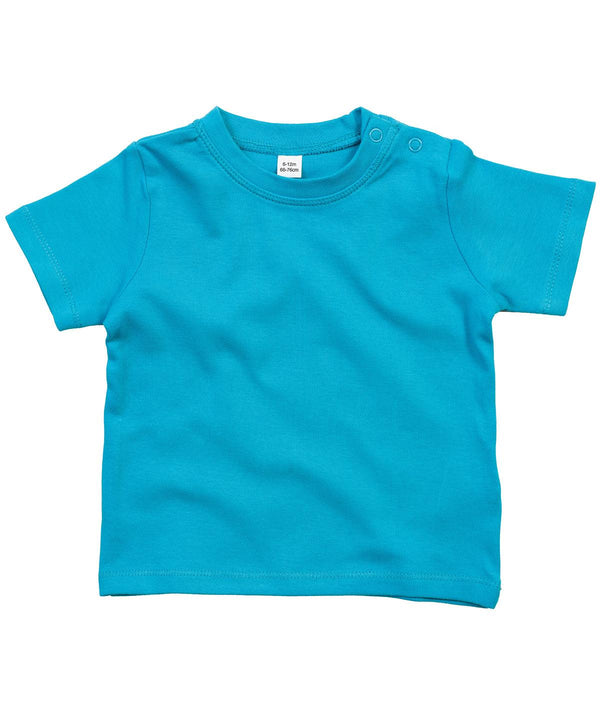 Organic Surf Blue - Baby T T-Shirts Babybugz Baby & Toddler, Must Haves, New Colours For 2022, Organic & Conscious, Price Lock, Rebrandable, T-Shirts & Vests Schoolwear Centres