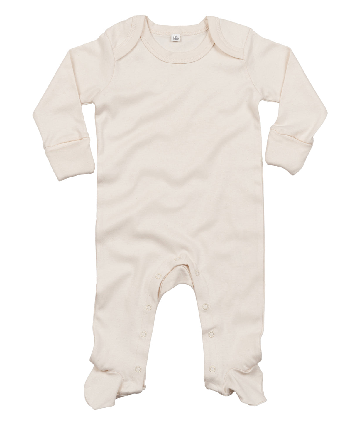 Baby organic envelope sleepsuit with mitts