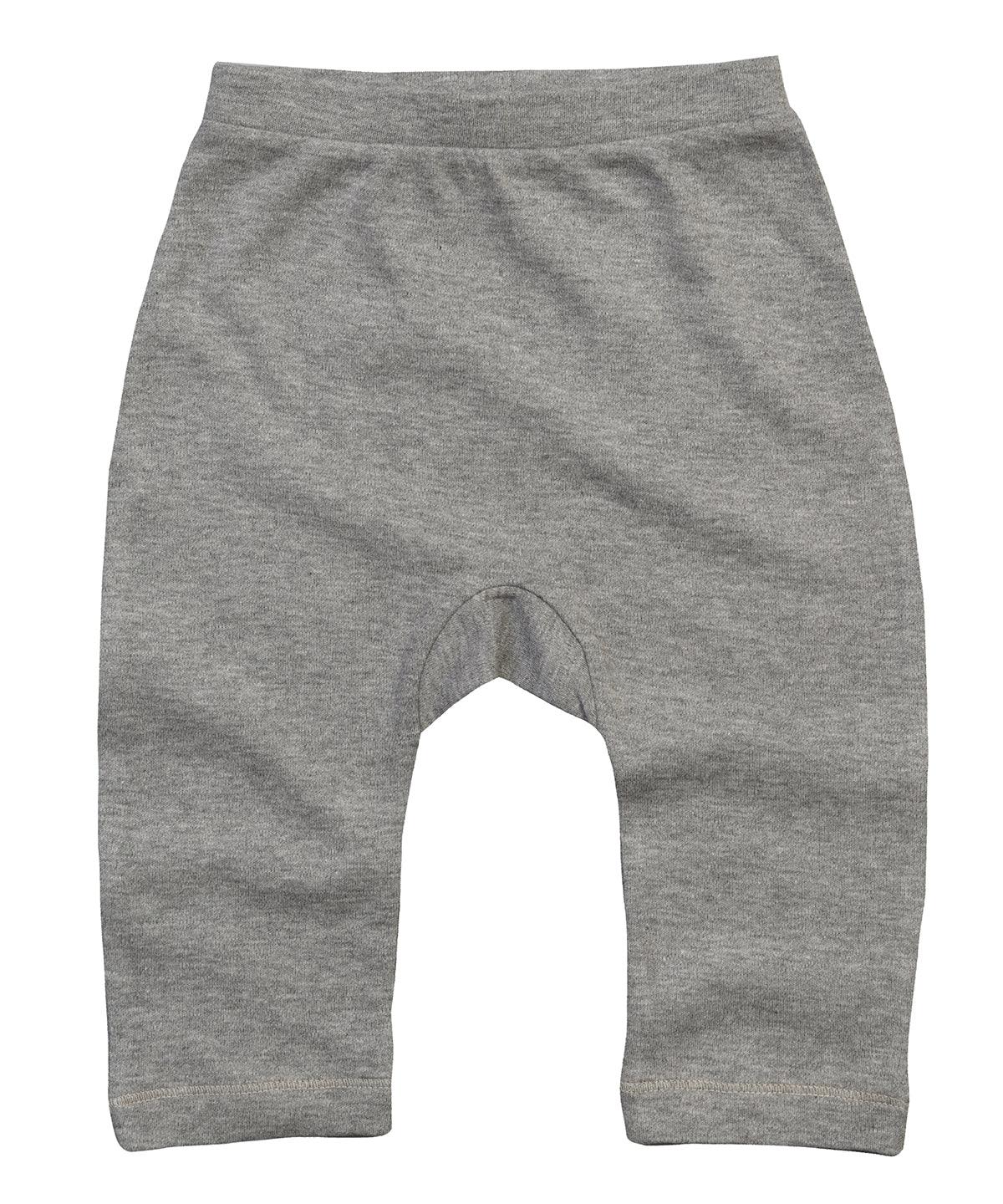 Heather Grey Melange - Baby leggings Leggings Babybugz Baby & Toddler, Directory, Fashion Leggings, Leggings, Organic & Conscious, Rebrandable, Trousers & Shorts Schoolwear Centres