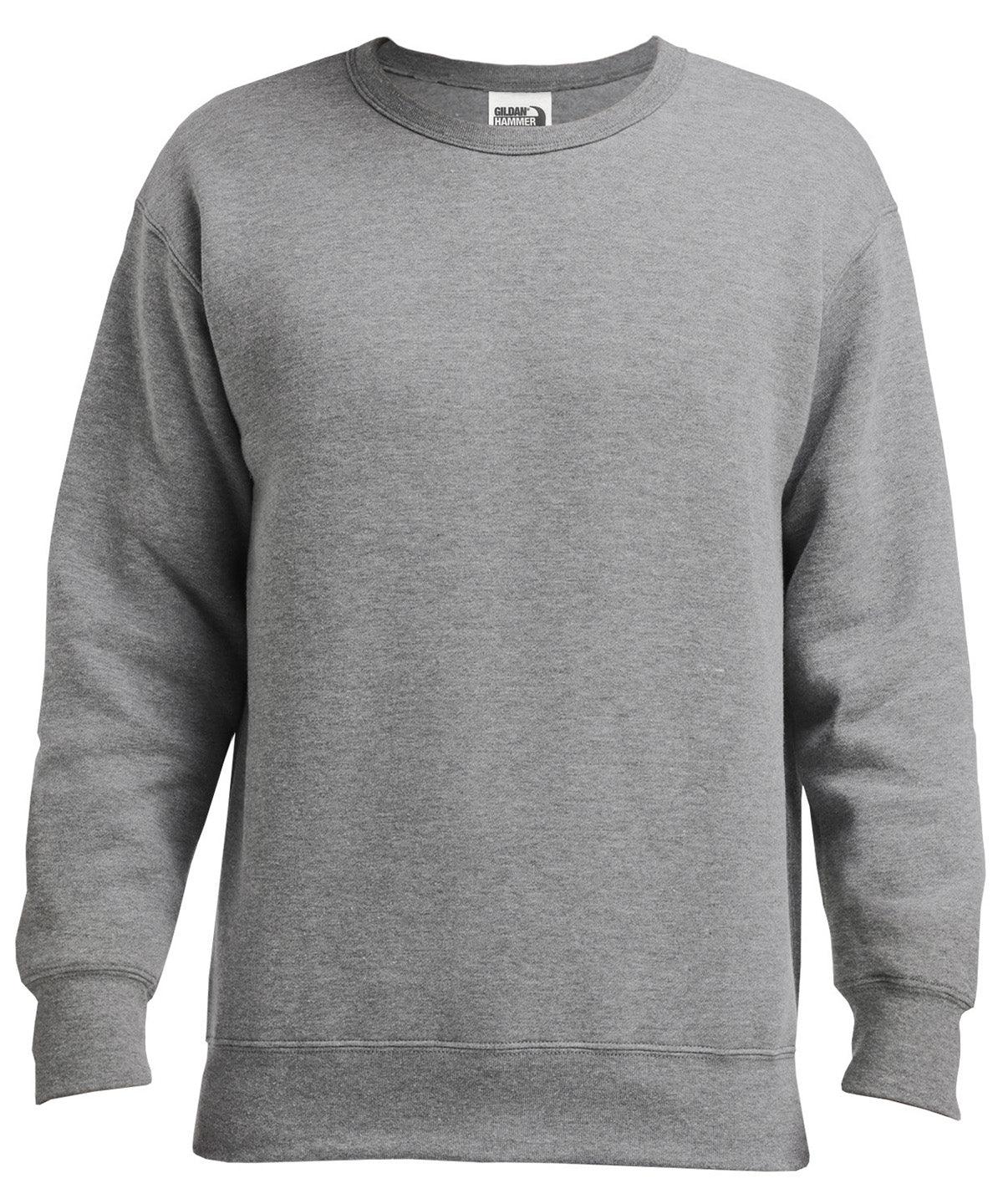 Graphite Heather - Hammer™ adult crew sweatshirt Sweatshirts Gildan Must Haves, Raladeal - Recently Added, Sale, Sweatshirts Schoolwear Centres