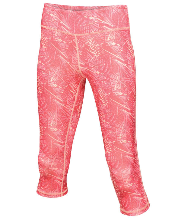 Hot Pink Print - Women's Pincha ¾ legging Leggings Regatta Professional Directory, Leggings, Rebrandable, Sports & Leisure, Trousers & Shorts Schoolwear Centres