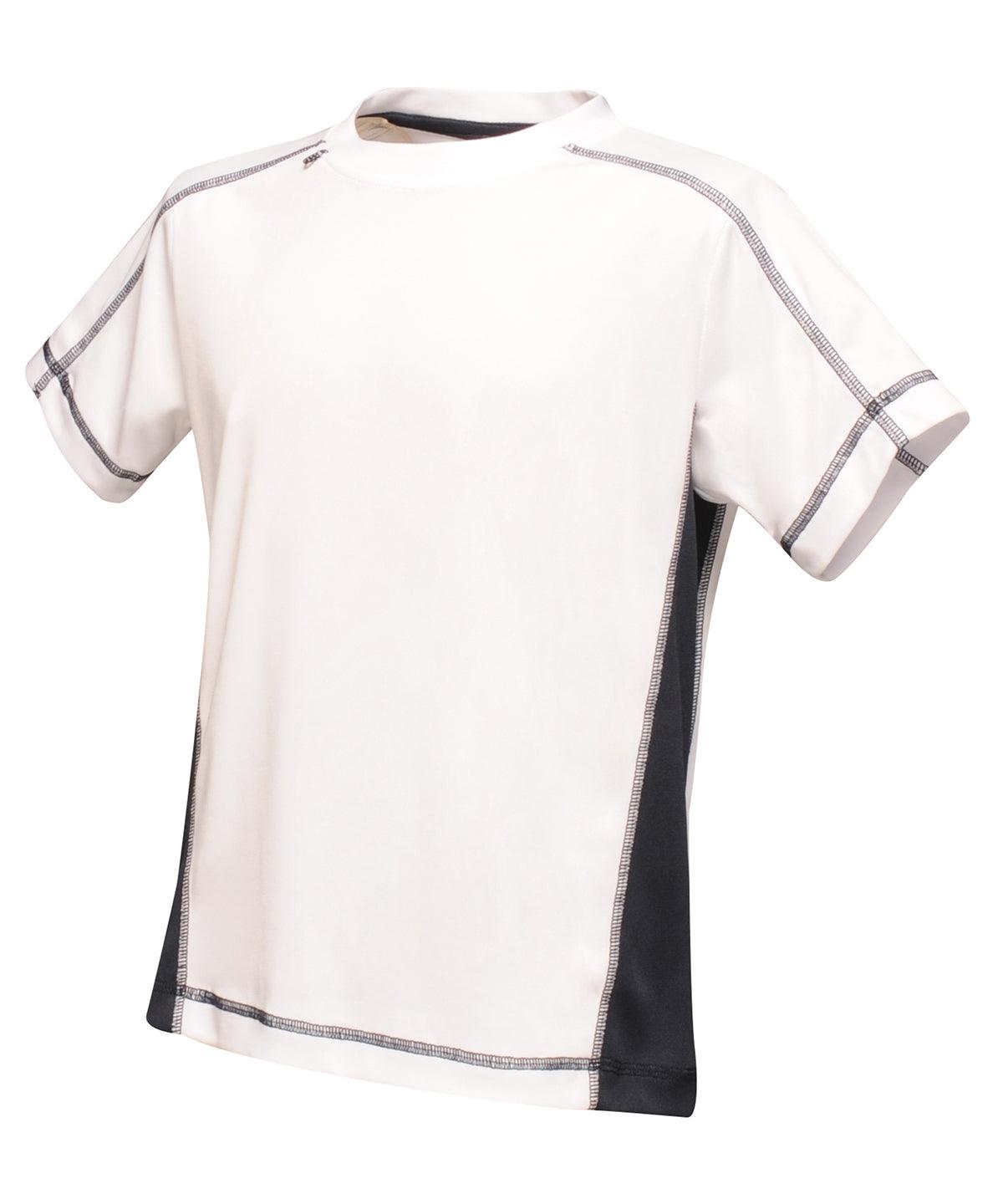 White/Navy - Kids Beijing t-shirt T-Shirts Regatta Professional Directory, Junior, Sports & Leisure, T-Shirts & Vests Schoolwear Centres