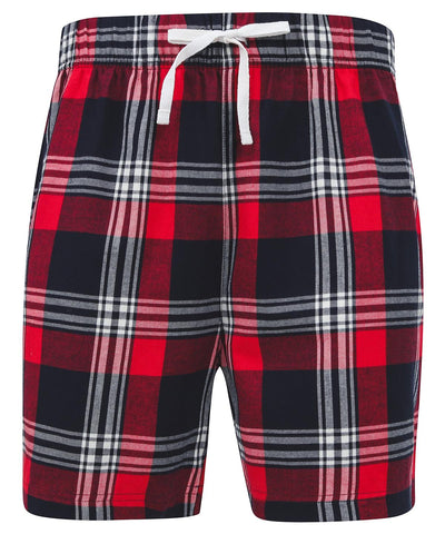 Red/Navy Check - Tartan lounge shorts Shorts SF Directory, Lounge & Underwear, Lounge Sets, Rebrandable, Trousers & Shorts Schoolwear Centres