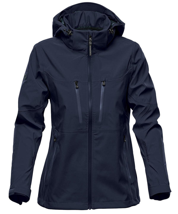 Navy/Navy - Women's Patrol technical softshell jacket Jackets Stormtech Directory, Jackets & Coats, Softshells, Warm Clothing Schoolwear Centres