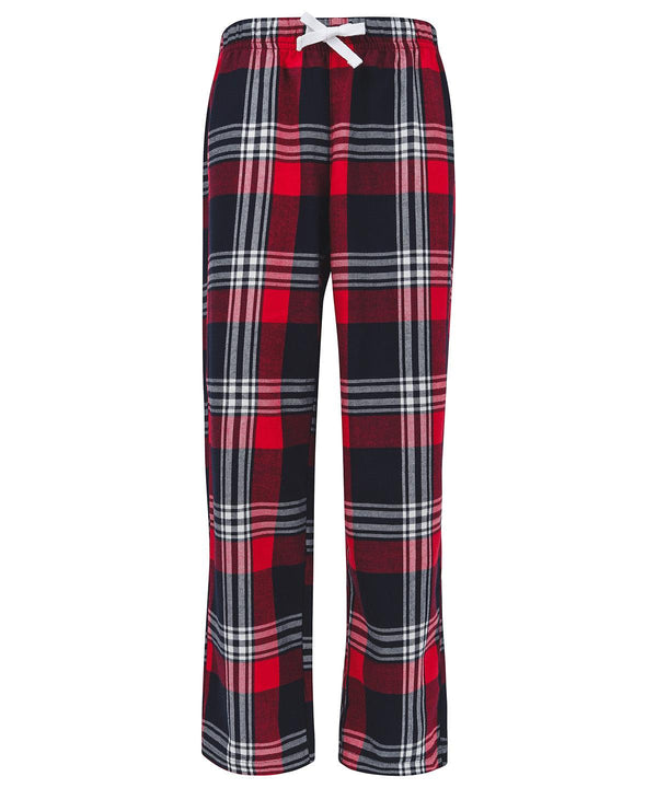 Red/Navy Check - Kids tartan lounge pants Loungewear Bottoms SF Minni Directory, Gifting, Junior, Lounge & Underwear, Lounge Sets, Must Haves, Rebrandable Schoolwear Centres