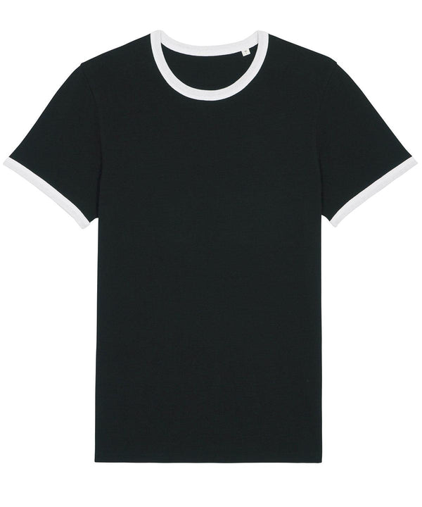 Black/White - Ringer unisex t-shirt (STTU827) T-Shirts Stanley/Stella Directory, Exclusives, Organic & Conscious, Raladeal - Recently Added, Raladeal - Stanley Stella, Rebrandable, Stanley/ Stella, T-Shirts & Vests Schoolwear Centres