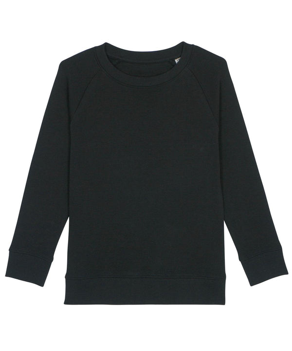 Black - Kids mini Scouter iconic crew neck sweatshirt (STSK916) Sweatshirts Stanley/Stella Directory, Exclusives, Junior, New Colours for 2021, Organic & Conscious, Raladeal - Recently Added, Raladeal - Stanley Stella, Rebrandable, Recycled, Stanley/ Stella, Sweatshirts Schoolwear Centres