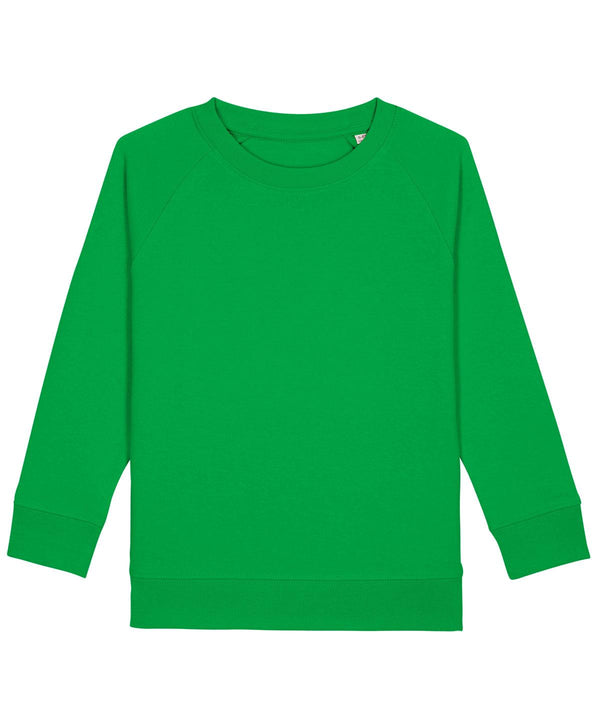 Fresh Green - Kids mini Scouter iconic crew neck sweatshirt (STSK916) Sweatshirts Stanley/Stella Directory, Exclusives, Junior, New Colours for 2021, Organic & Conscious, Raladeal - Recently Added, Raladeal - Stanley Stella, Rebrandable, Recycled, Stanley/ Stella, Sweatshirts Schoolwear Centres