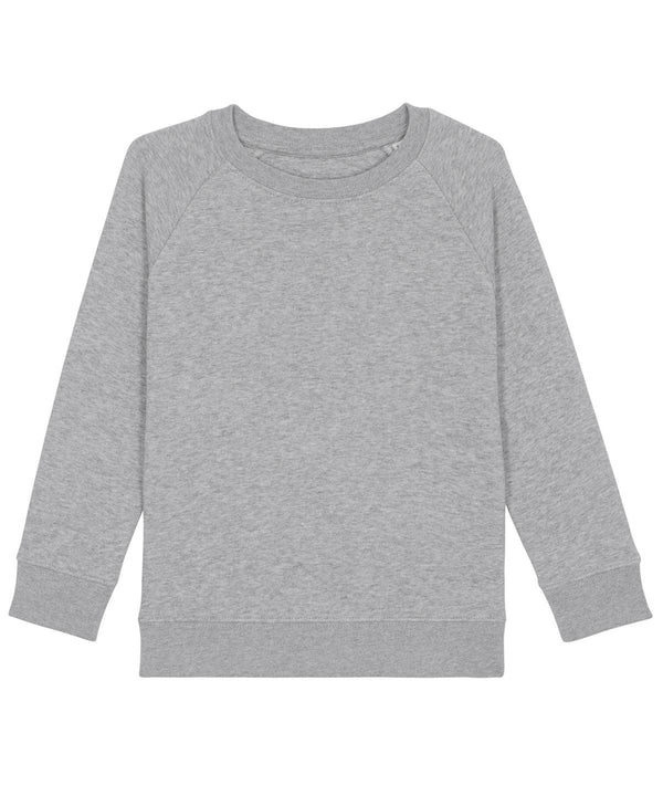 Heather Grey - Kids mini Scouter iconic crew neck sweatshirt (STSK916) Sweatshirts Stanley/Stella Directory, Exclusives, Junior, New Colours for 2021, Organic & Conscious, Raladeal - Recently Added, Raladeal - Stanley Stella, Rebrandable, Recycled, Stanley/ Stella, Sweatshirts Schoolwear Centres