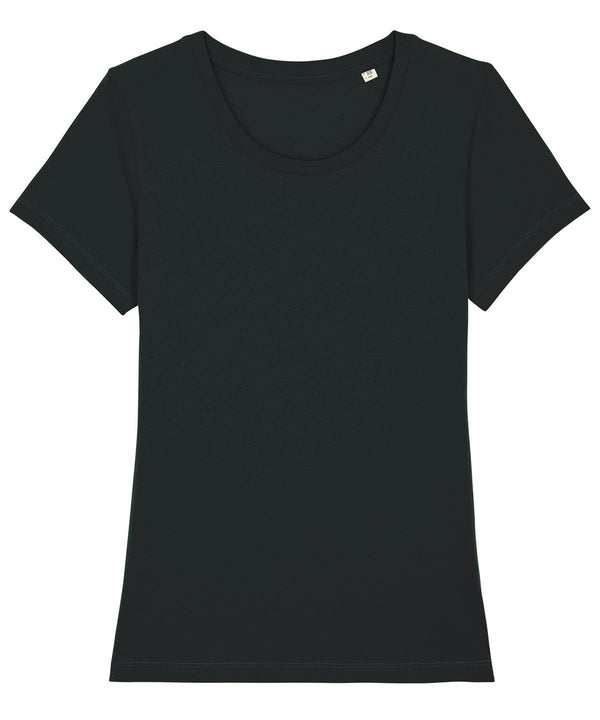 Black - Women's Stella Expresser iconic fitted t-shirt (STTW032) T-Shirts Stanley/Stella Directory, Exclusives, Must Haves, New Colours For 2022, Organic & Conscious, Raladeal - Stanley Stella, Rebrandable, Stanley/ Stella, T-Shirts & Vests, Women's Fashion Schoolwear Centres