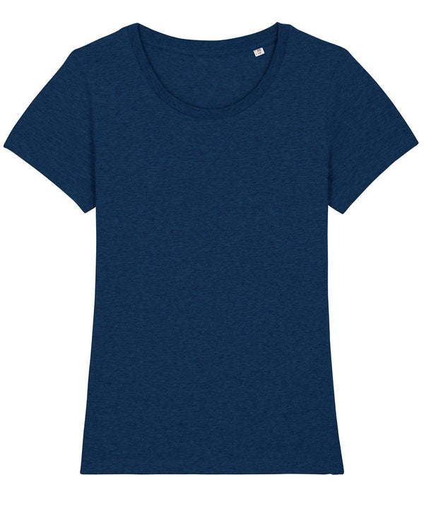 Black Heather Blue - Women's Stella Expresser iconic fitted t-shirt (STTW032) T-Shirts Stanley/Stella Directory, Exclusives, Must Haves, New Colours For 2022, Organic & Conscious, Raladeal - Stanley Stella, Rebrandable, Stanley/ Stella, T-Shirts & Vests, Women's Fashion Schoolwear Centres
