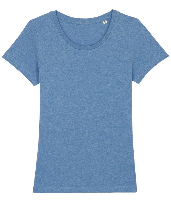 Mid Heather Blue - Women's Stella Expresser iconic fitted t-shirt (STTW032) T-Shirts Stanley/Stella Directory, Exclusives, Must Haves, New Colours For 2022, Organic & Conscious, Raladeal - Stanley Stella, Rebrandable, Stanley/ Stella, T-Shirts & Vests, Women's Fashion Schoolwear Centres