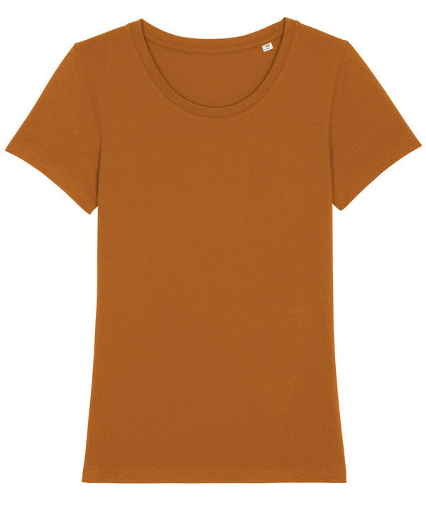 Roasted Orange - Women's Stella Expresser iconic fitted t-shirt (STTW032) T-Shirts Stanley/Stella Directory, Exclusives, Must Haves, New Colours For 2022, Organic & Conscious, Raladeal - Stanley Stella, Rebrandable, Stanley/ Stella, T-Shirts & Vests, Women's Fashion Schoolwear Centres