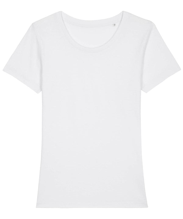 White - Women's Stella Expresser iconic fitted t-shirt (STTW032) T-Shirts Stanley/Stella Directory, Exclusives, Must Haves, New Colours For 2022, Organic & Conscious, Raladeal - Stanley Stella, Rebrandable, Stanley/ Stella, T-Shirts & Vests, Women's Fashion Schoolwear Centres