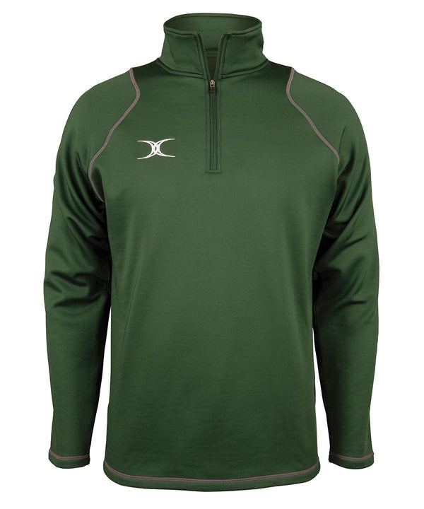 Deep Green - Quest half-zip fleece Sports Overtops Last Chance to Buy Activewear & Performance, Athleisurewear, Back to Fitness, Jackets & Coats, S/S 19 Trend Colours, Sports & Leisure Schoolwear Centres