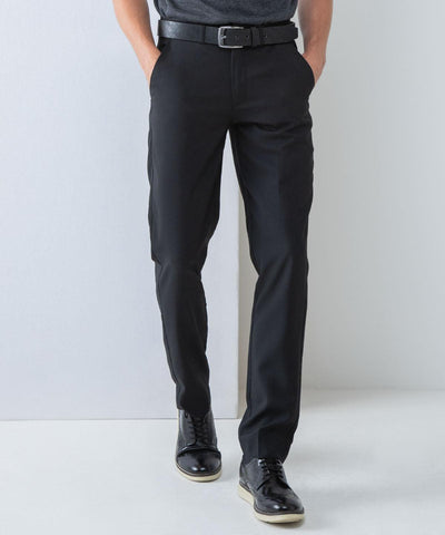 Black - Tapered leg trousers Trousers Henbury Aprons & Service, Plus Sizes, Sale, Tailoring, Trousers & Shorts Schoolwear Centres