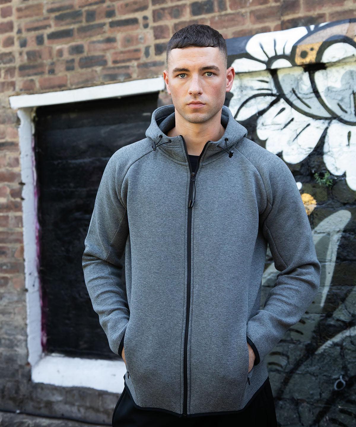 Dark Grey Marl - Active hoodie Hoodies Tombo Activewear & Performance, Sale, Sports & Leisure Schoolwear Centres