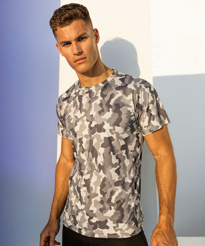 Camo Charcoal - TriDri® Hexoflage® performance t-shirt T-Shirts TriDri® Activewear & Performance, Camo, Exclusives, Rebrandable, Sports & Leisure, T-Shirts & Vests Schoolwear Centres