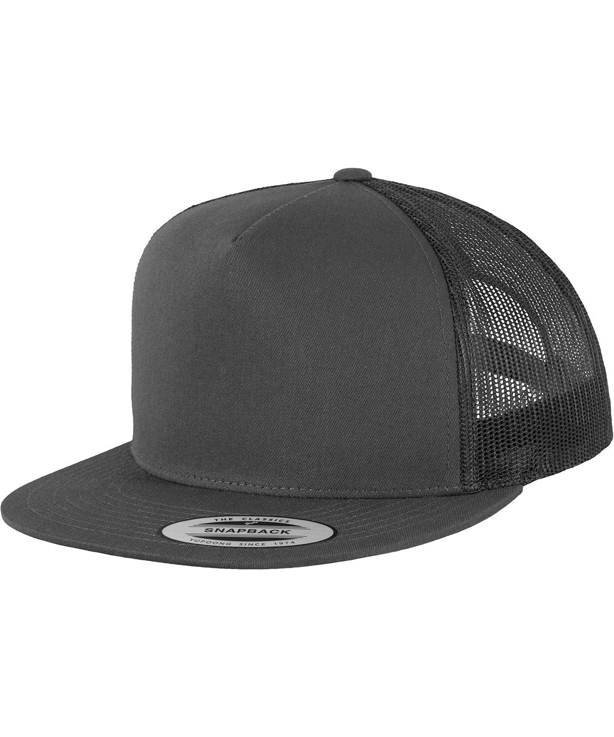 Charcoal - Classic trucker (6006) Caps Flexfit by Yupoong Headwear, Rebrandable Schoolwear Centres