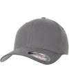 Grey - Flexfit brushed twill (6377) Caps Flexfit by Yupoong Headwear, Rebrandable Schoolwear Centres