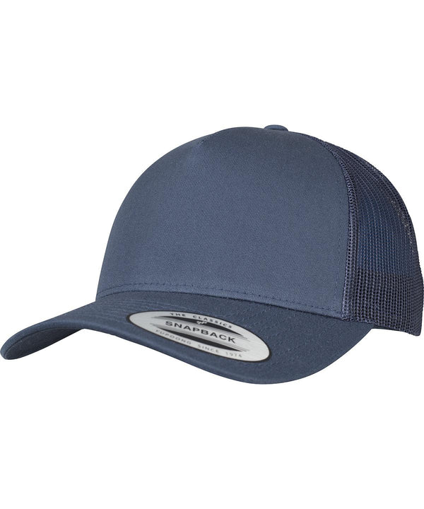 Navy - 5-Panel retro trucker cap (6506) Caps Flexfit by Yupoong Headwear, Rebrandable Schoolwear Centres