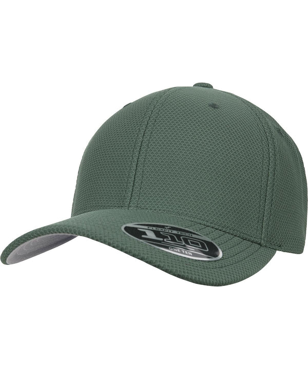 Green - 110 hybrid (110VH) Caps Flexfit by Yupoong Headwear, Rebrandable Schoolwear Centres