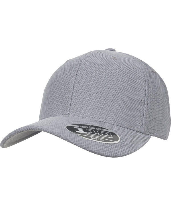 Grey - 110 hybrid (110VH) Caps Flexfit by Yupoong Headwear, Rebrandable Schoolwear Centres