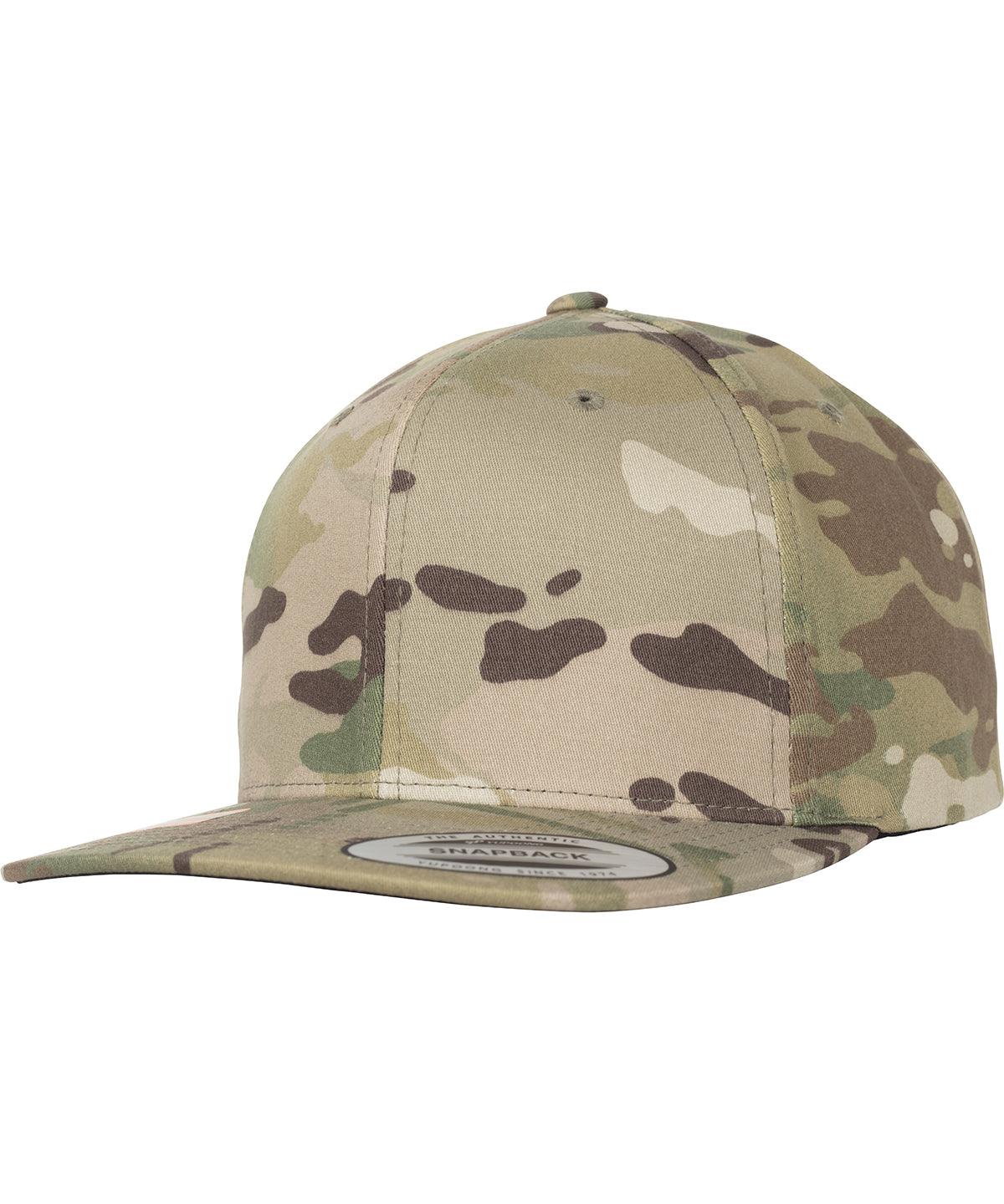 Multicam - Classic snapback Multicam® (6089MC) Caps Flexfit by Yupoong Camo, Headwear, New Colours for 2023, Rebrandable Schoolwear Centres