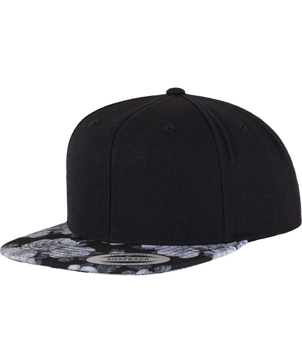 Black/Grey - Roses snapback (6089R) Caps Flexfit by Yupoong Headwear, Rebrandable Schoolwear Centres