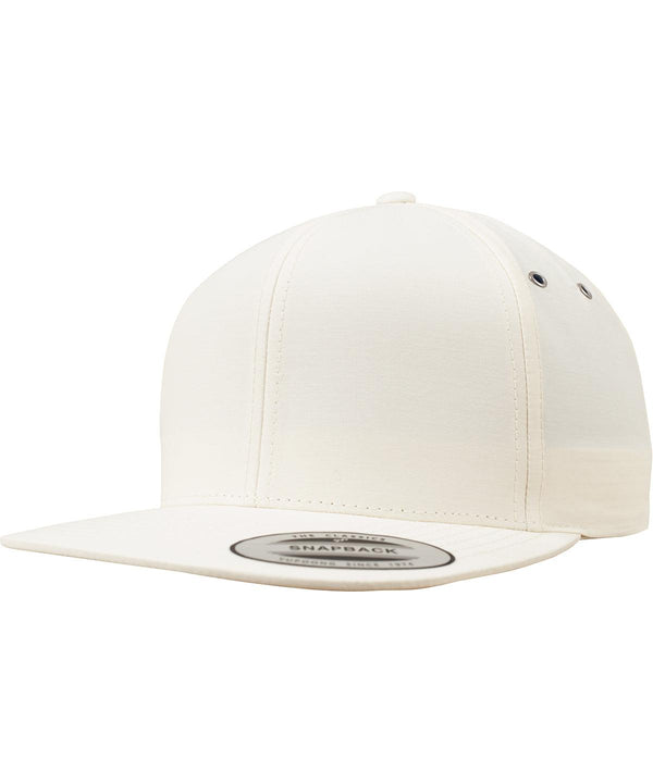 Ivory - Water-repellent snapback (6089WR) Caps Flexfit by Yupoong Headwear, Rebrandable Schoolwear Centres