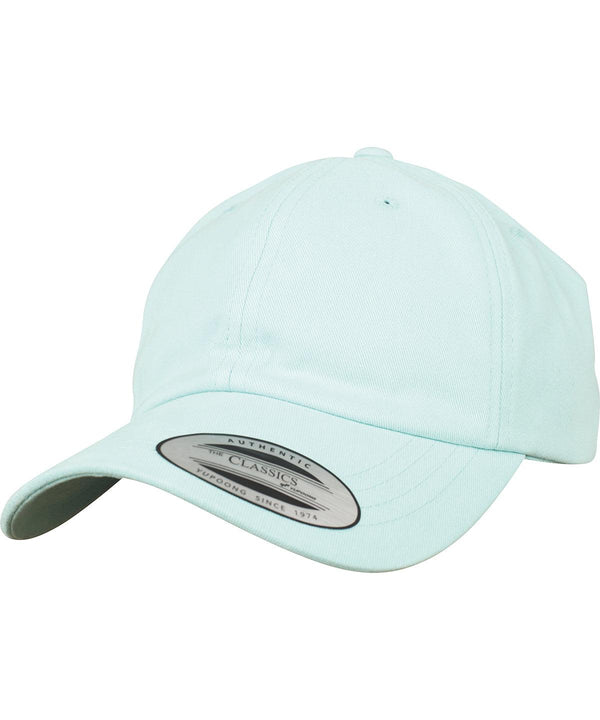 Diamond Blue - Peached cotton twill dad cap (6245PT) Caps Flexfit by Yupoong Headwear, Rebrandable Schoolwear Centres