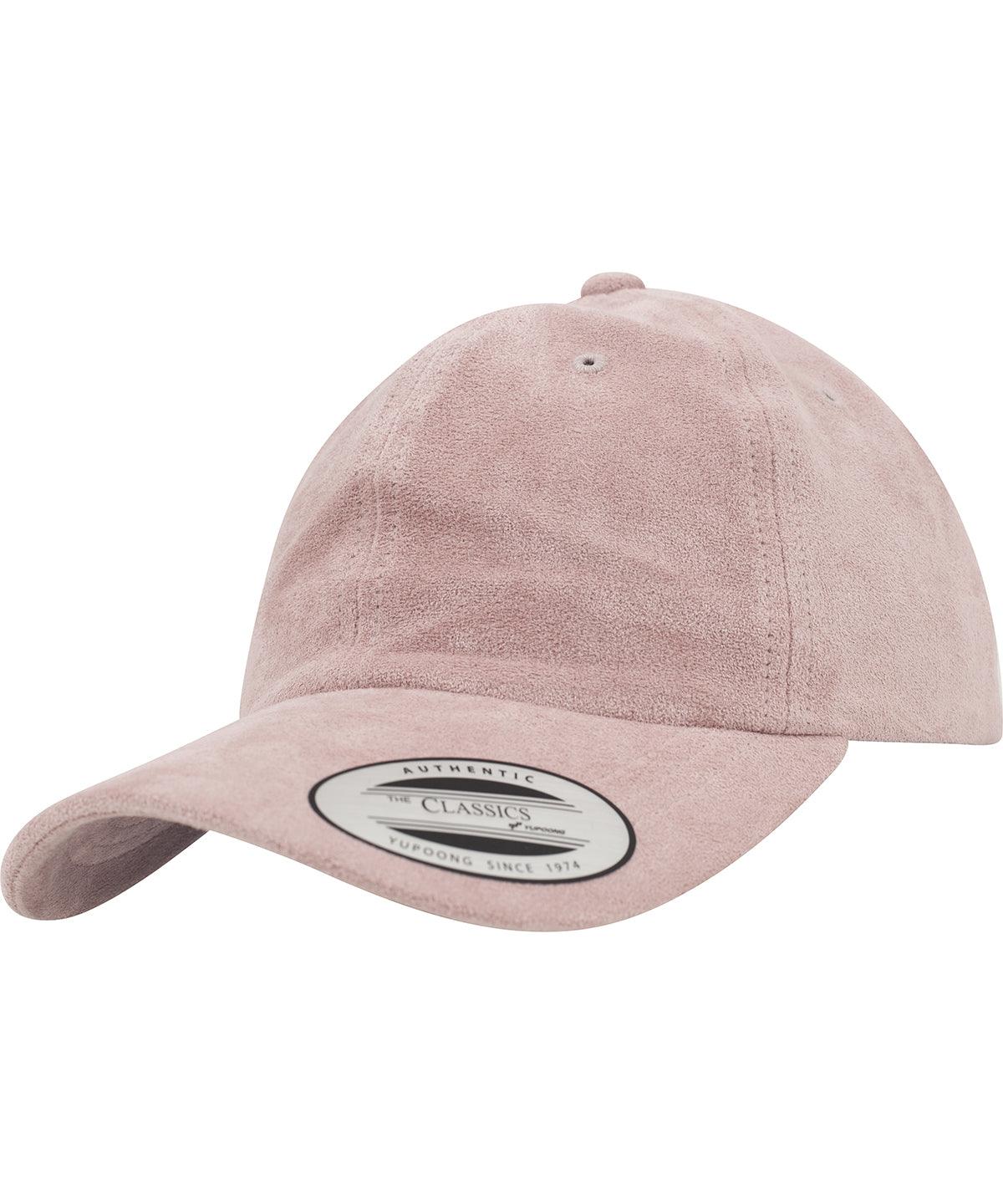 Light Rose - Low-profile velours cap (6245VC) Caps Flexfit by Yupoong Headwear, Rebrandable Schoolwear Centres