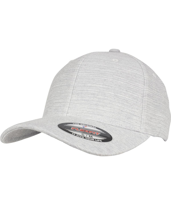 Ivory - Flexfit ivory melange cap (6277GM) Caps Flexfit by Yupoong Headwear Schoolwear Centres