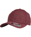 Burgundy - Flexfit natural melange (6277M) Caps Flexfit by Yupoong Headwear Schoolwear Centres