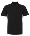 Black - Men's organic polo Polos Asquith & Fox Organic & Conscious, Plus Sizes, Polos & Casual, Rebrandable Schoolwear Centres