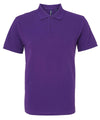 Purple - Men's organic polo Polos Asquith & Fox Organic & Conscious, Plus Sizes, Polos & Casual, Rebrandable Schoolwear Centres