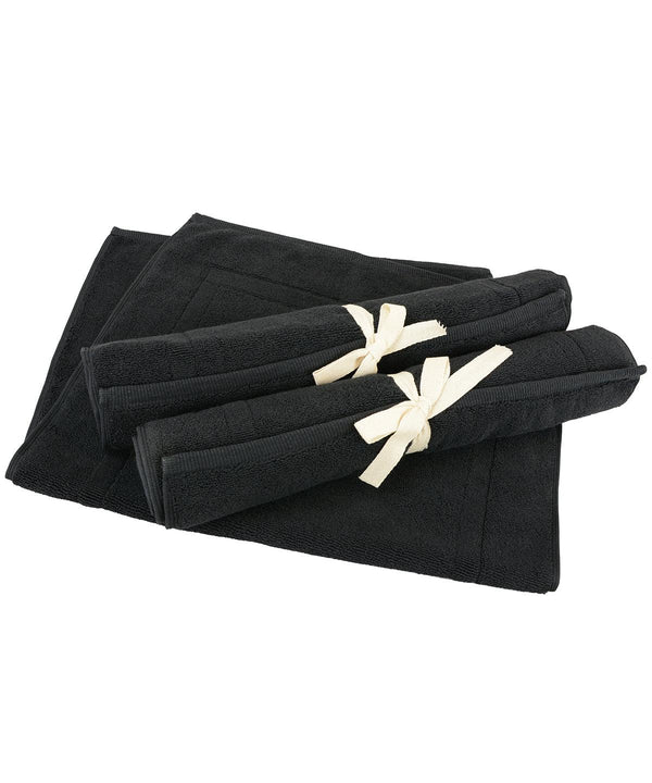 Black - Bath mat Bath Mats A&R Towels Homewares & Towelling, Rebrandable Schoolwear Centres