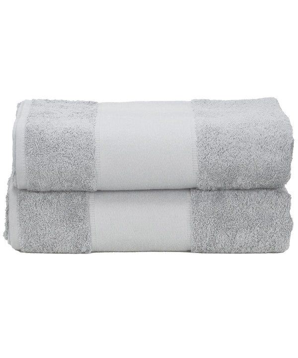 Light Grey - ARTG® PRINT-Me® bath towel Towels A&R Towels Homewares & Towelling, Must Haves Schoolwear Centres