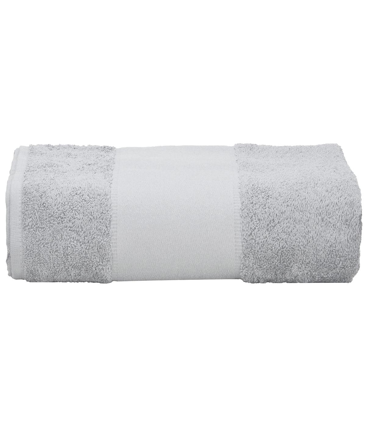 Light Grey - ARTG® PRINT-Me® big towel Towels A&R Towels Homewares & Towelling Schoolwear Centres