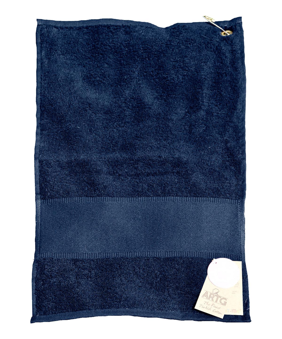 French Navy - PRINT-Me® golf towel Towels A&R Towels Homewares & Towelling, Must Haves, Rebrandable Schoolwear Centres