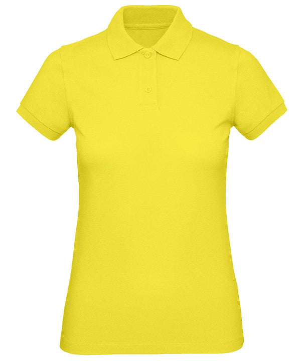 Solar Yellow - B&C Inspire Polo /women Polos B&C Collection Must Haves, Organic & Conscious, Polos & Casual, Rebrandable Schoolwear Centres