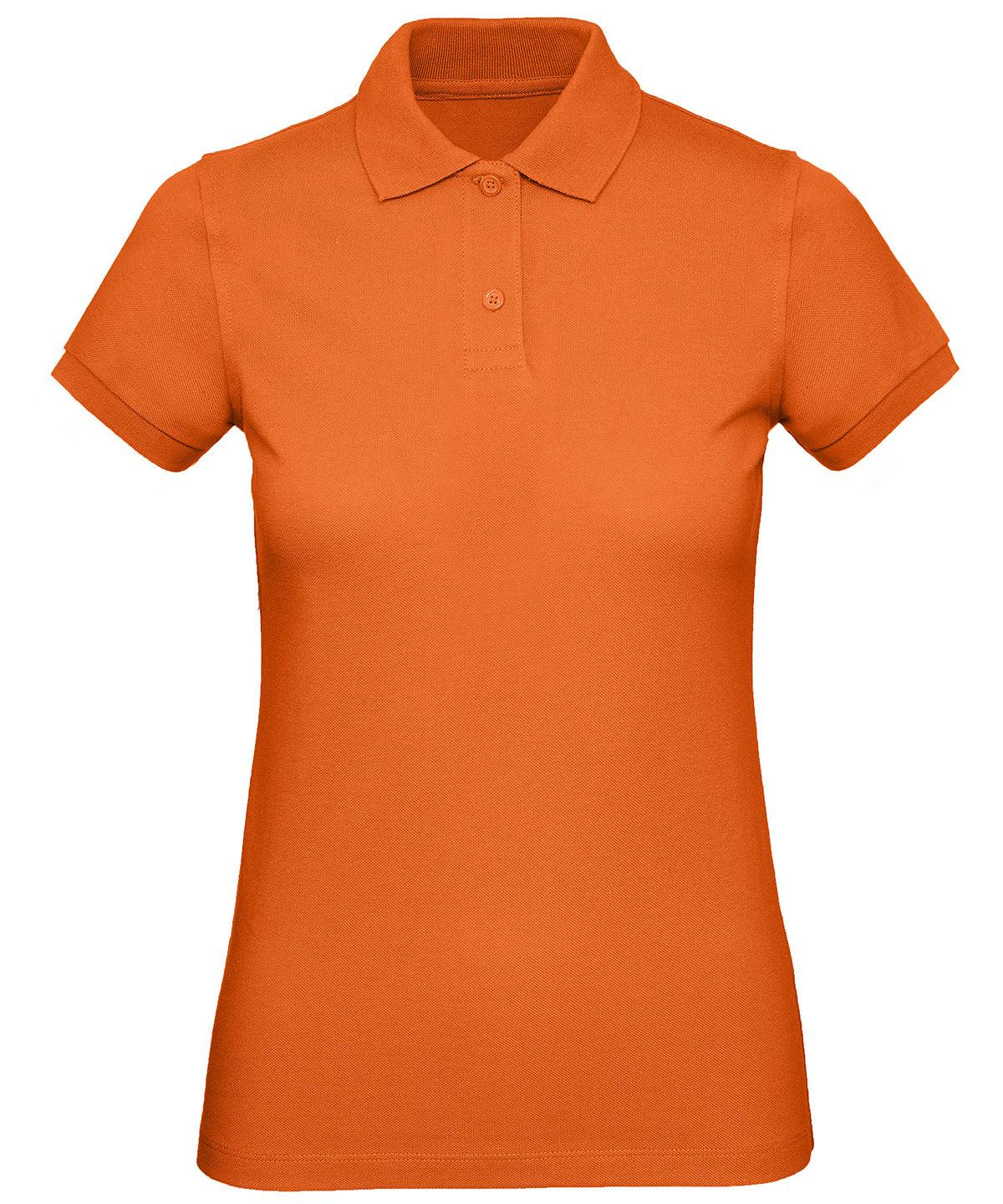 Urban Orange - B&C Inspire Polo /women Polos B&C Collection Must Haves, Organic & Conscious, Polos & Casual, Rebrandable Schoolwear Centres