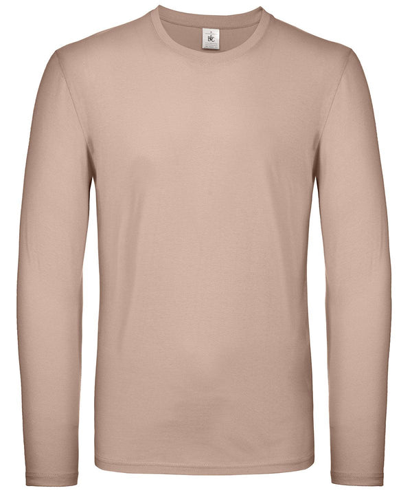 Millennial Pink - B&C #E150 long sleeve T-Shirts B&C Collection Must Haves, Plus Sizes, T-Shirts & Vests Schoolwear Centres